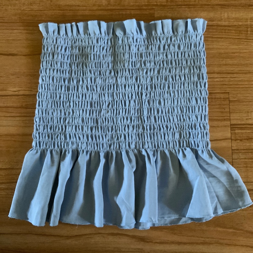 Powder Blue Tube Top
